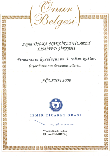 Onur Belgesi